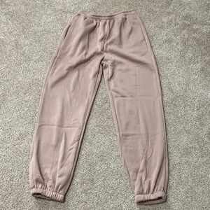 Tan Sweat Pants with Pockets